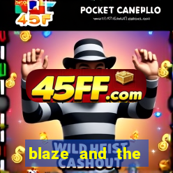 blaze and the monster machines logo font